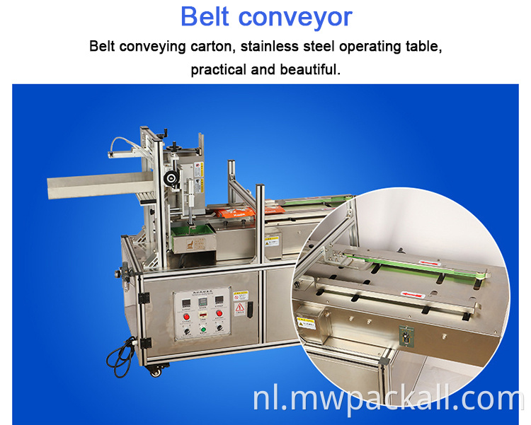 Hoogwaardige semi -hot smelt lijmende machine smelt gluer machine vouwen lijmmachine te koop